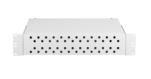 Оптический кросс NIKOMAX 19" Essential Line, 2U, до 48 FC/ST портов, стальной, серый, неукомплектованный