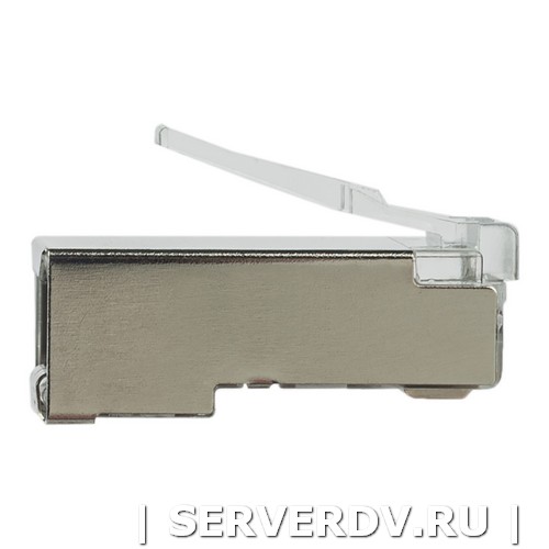 Коннектор (вилка) FTP кат.5e 8P8C универсальная, 15U", 3 зубца, упак 100 шт (DR-3004), Datarex