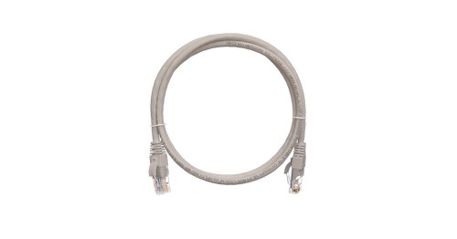 Коммутационный шнур NIKOMAX U/UTP 4 пары, Кат.5е (Класс D), 100МГц, 2хRJ45/8P8C, T568B, заливной, с защитой защелки, многожильный, BC (чистая медь), 2