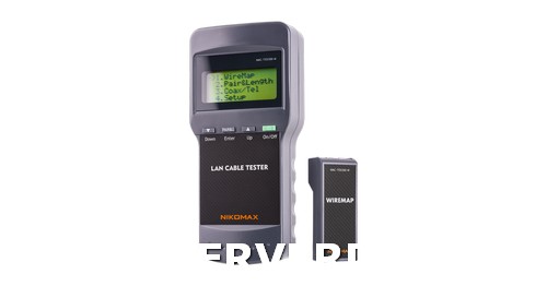 Кабельный тестер NIKOMAX с LCD дисплеем, UTP/STP, RJ45, с функцией измерения длины