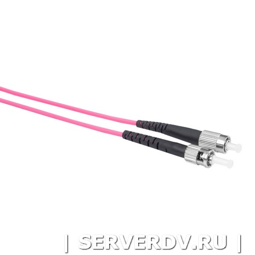 Шнур оптический коммутационный (патч-корд), FC-ST, симплекс (simplex), OM4, нг(А)-HF, маджента, 3,0 м (DR-222334), Datarex