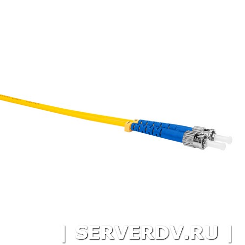 Шнур оптический коммутационный (патч-корд), ST-ST, дуплекс (duplex), OS2, нг(А)-HF, желтый, 5,0 м (DR-223345), Datarex