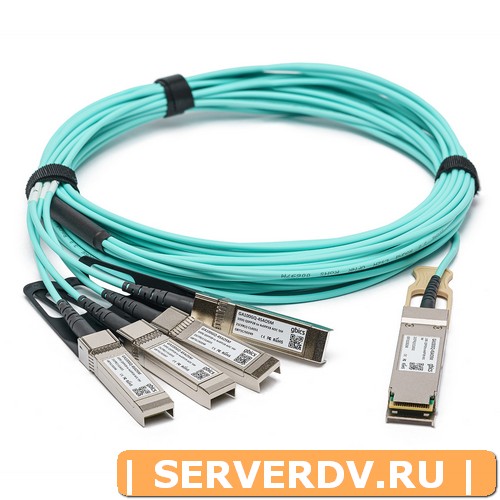 Модуль Cisco QSFP-4SFP25G-AOC3M,  3 Metre 100G QSFP28 to 4x25G SFP28 Breakout Active Optical Cable (Совместимый)