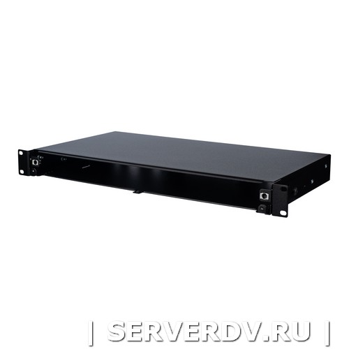 Панель оптическая коммутационная, 19", выдвижная, без планок и адаптеров, черный (DR-471841), Datarex