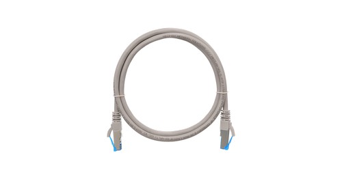 Коммутационный шнур NIKOMAX S/FTP 4 пары, Кат.6 (Класс E), 250МГц, 2хRJ45/8P8C, T568B, заливной, с защитой защелки, многожильный, BC (чистая медь), 26