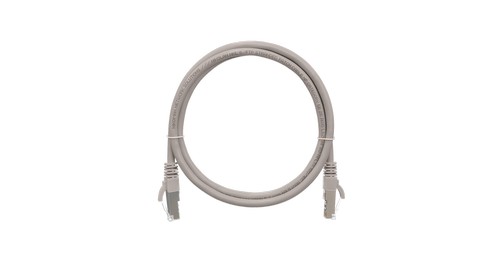 Коммутационный шнур NIKOMAX F/UTP 4 пары, Кат.5е (Класс D), 100МГц, 2хRJ45/8P8C, T568B, заливной, с защитой защелки, многожильный, BC (чистая медь), 2
