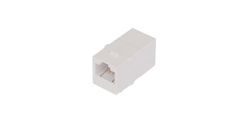 Соединитель NIKOMAX типа Keystone, Кат.6 (Класс E), 250МГц, RJ45-RJ45 (8P8C), неэкранированный, белый - гарантия: 5 лет расширенная / 25 лет системная