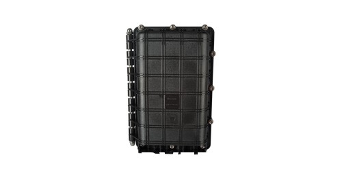 Муфта оптическая NIKOMAX, 48 волокон, тупиковая, 6 вводов/выводов, с адаптерной планкой под 8 SC адаптеров, с механической герметизацией вводов,  нару