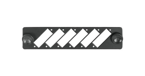 Адаптерная панель NIKOMAX, до 6 двойных адаптеров SC, стальная, черная