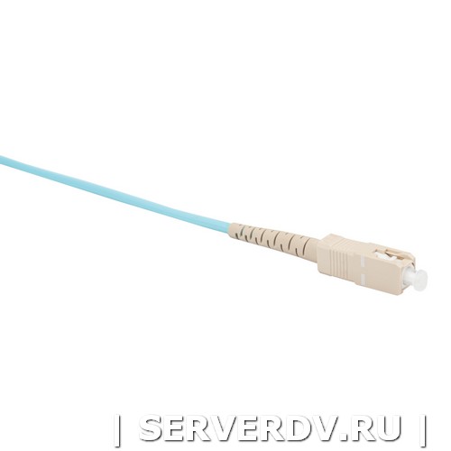 Шнур оптический коммутационный (патч-корд), SC-SC, симплекс (simplex), OM3, нг(А)-HF, бирюзовый (аква), 20 м (DR-221129), Datarex
