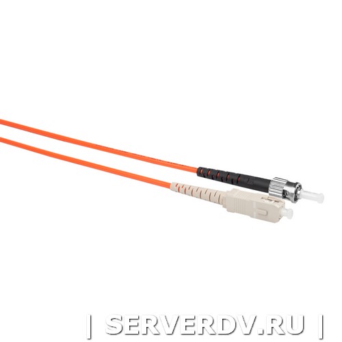 Шнур оптический коммутационный (патч-корд), SC-ST, симплекс (simplex), OM2, нг(А)-HF, оранжевый, 10 м (DR-221317), Datarex