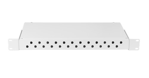 Оптический кросс NIKOMAX 19" Essential Line, 1U, до 24 FC/ST портов, стальной, серый, неукомплектованный
