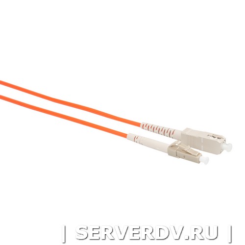 Шнур оптический коммутационный (патч-корд), LC-SC, симплекс (simplex), OM2, нг(А)-HF, оранжевый, 5,0 м (DR-220115), Datarex