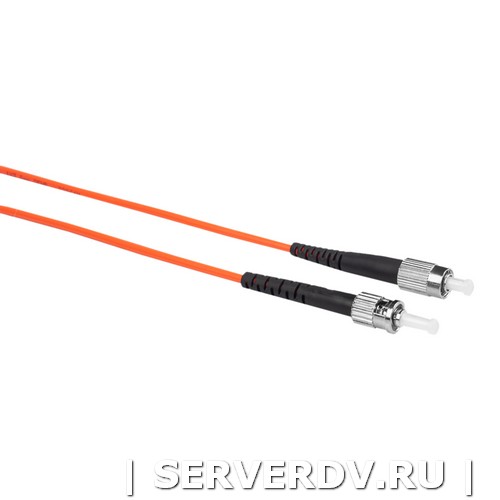 Шнур оптический коммутационный (патч-корд), FC-ST, симплекс (simplex), OM2, нг(А)-HF, оранжевый, 2,0 м (DR-222313), Datarex