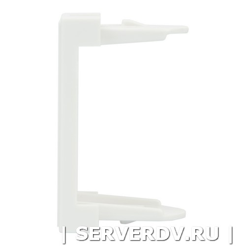 Заглушка 22,5х45 мм на 1 модуль, цвет белый (DR-5300), Datarex