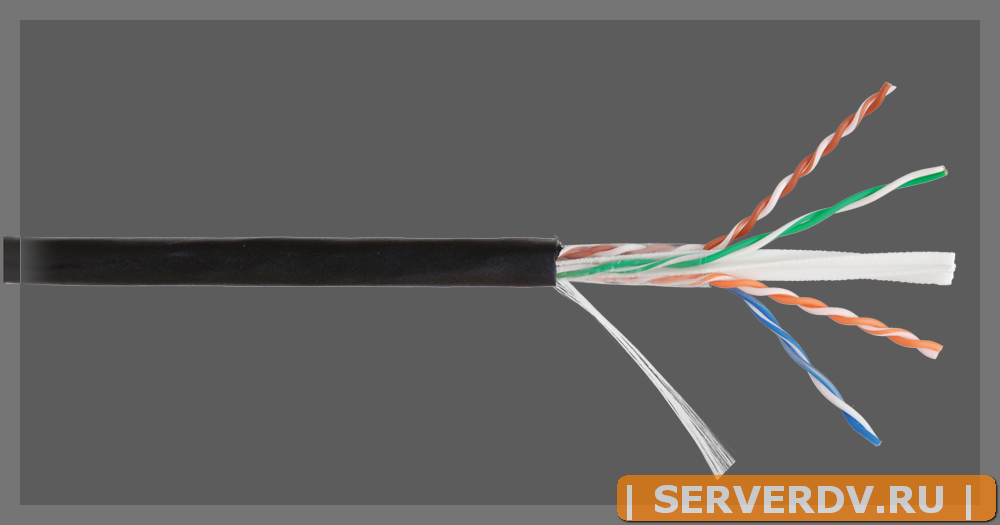 Кабель NETLAN U/UTP 4 пары, Кат.6 (Класс E), 250МГц, одножильный, BC (чистая медь), внешний, PE до -40C, черный, 305м
