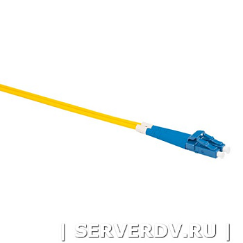 Шнур оптический коммутационный (патч-корд), LC-LC, дуплекс (duplex), OS2, нг(А)-HF, желтый, 1,0 м (DR-220041), Datarex