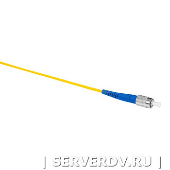 Шнур оптический коммутационный (патч-корд), FC-FC, симплекс (simplex), OS2, нг(А)-HF, желтый, 1,0 м (DR-222201), Datarex