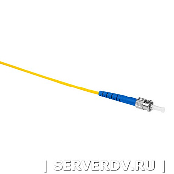 Шнур оптический коммутационный (патч-корд), ST-ST, симплекс (simplex), OS2, нг(А)-HF, желтый, 15 м (DR-223308), Datarex