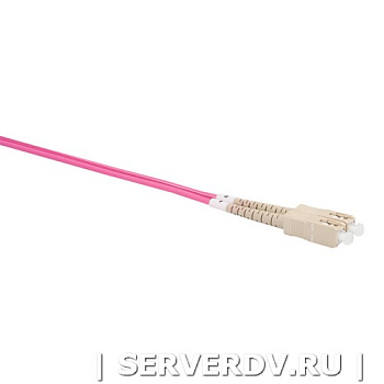Шнур оптический коммутационный (патч-корд), SC-SC, дуплекс (duplex), OM4, нг(А)-HF, маджента, 0,5 м (DR-221170), Datarex