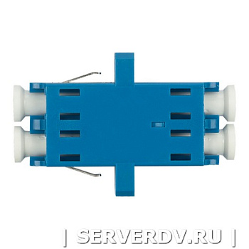 Адаптер оптический проходной LC-LC, OS2, дуплекс (duplex), синий (DR-541102), Datarex