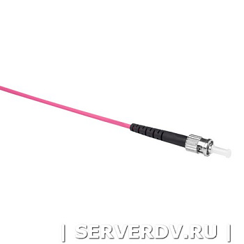 Шнур оптический коммутационный (патч-корд), ST-ST, симплекс (simplex), OM4, нг(А)-HF, маджента, 0,5 м (DR-223330), Datarex