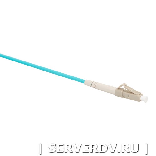 Шнур оптический коммутационный (патч-корд), LC-LC, симплекс (simplex), OM3, нг(А)-HF, бирюзовый (аква), 2,0 м (DR-220023), Datarex