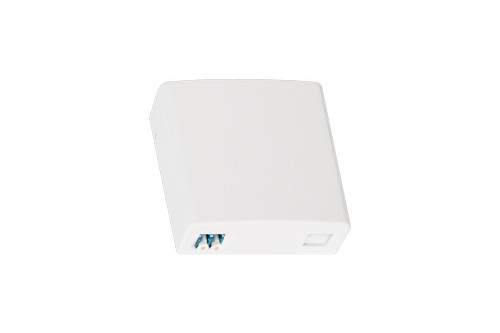 Оптическая розетка NIKOMAX (кросс), укомплектованная на 2 порта LC/UPC, SM 9/125 OS2, пластиковая, белая, в комплекте: адаптеры, монтажные шнуры 1м, г