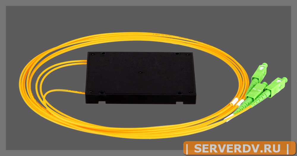Сплиттер планарный NIKOMAX 1x2, одномодовый 9/125мкм, стандарта G657.A1, SC/APC, стандартный корпус, с равным коэффициентом деления, 2 мм
