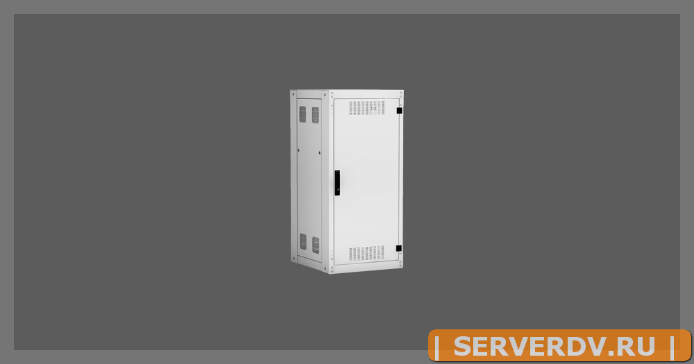 Напольный шкаф NETLAN 19", 24U, металлическая дверь, цельнометаллические стенки, Ш600хВ1242хГ600мм, в разобранном виде, серый