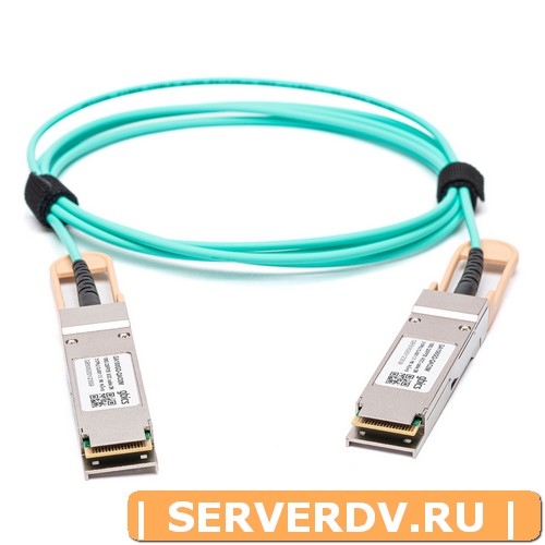 Модуль Fortinet QSFP-100GB-AOC2M-FT,  2 Metre Active Optical Cable Ethernet 100G QSFP28 (Совместимый)