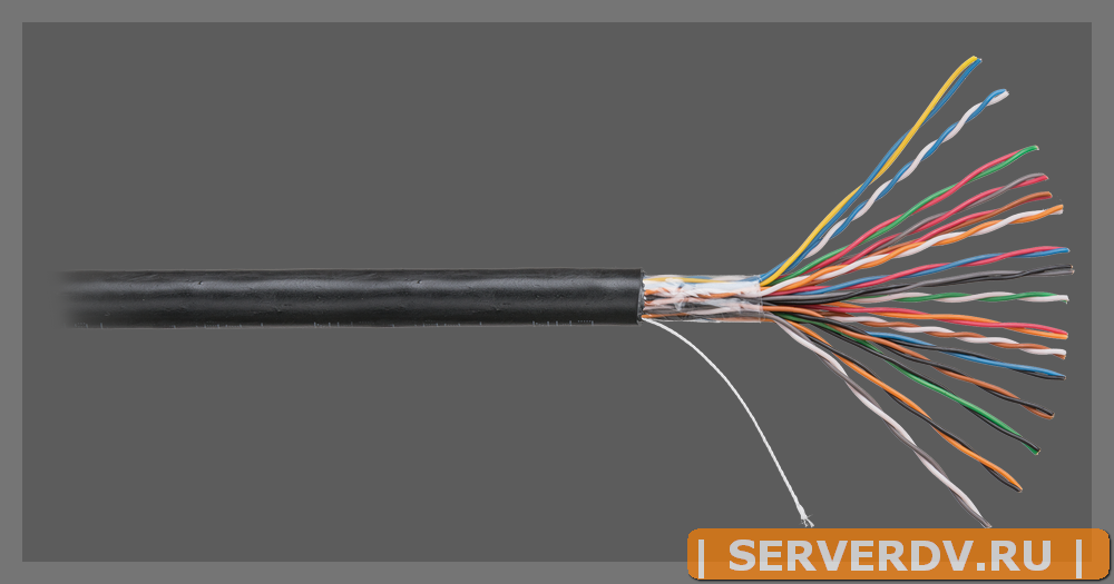 Кабель NETLAN U/UTP 16 пар, Кат.5 (Класс D), 100МГц, одножильный, BC (чистая медь), внешний, PE до -40C, черный, 305м