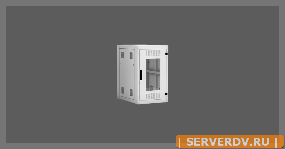 Напольный шкаф NETLAN 19", 18U, стеклянная дверь, цельнометаллические стенки, Ш600хВ974хГ800мм, в разобранном виде, серый