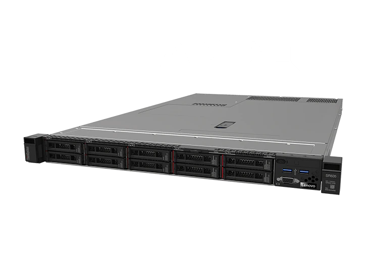 Сервер Lenovo SR635 AMD EPYC 7543P (32C 2.8GHz 256MB Cache/225W) 32GB 3200MHz (1x32GB, 2Rx4 RDIMM), O/B, 940-8i, 1x750W, Tooless Rails (7Y99A02ZEA)