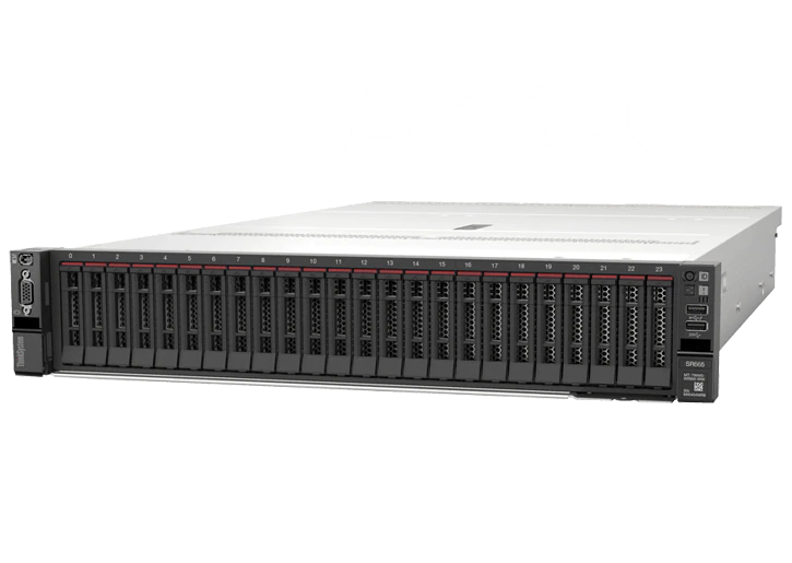 Сервер Lenovo SR665 AMD EPYC 7343 (16C 3.2GHz 128MB Cache/190W), 32GB  (1x32GB, 3200MHz 2Rx4 RDIMM), 8 SAS/SATA, 940-8i 4GB, 1x750W Platinum, 5 Perfor