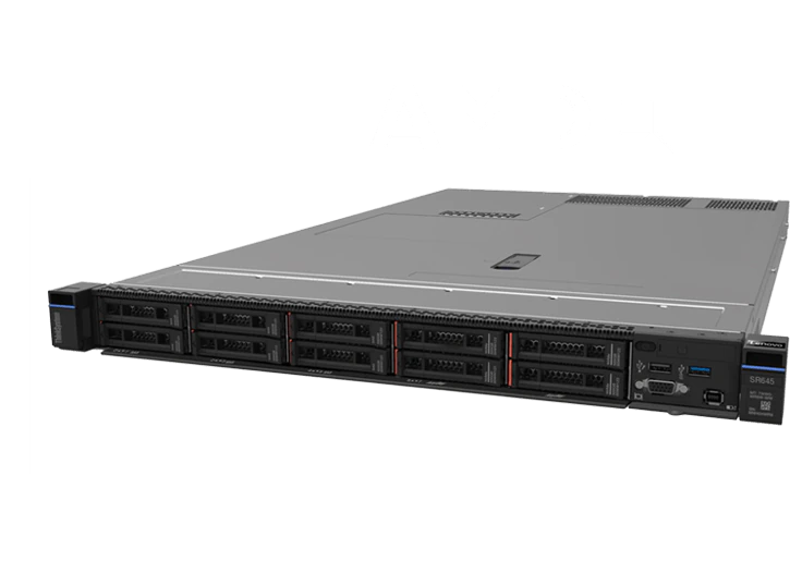 Сервер Lenovo ThinkSystem SR645,  1xAMD EPYC 7713 64C 2.0GHz 225W,  1x32GB 2Rx4,  ThinkSystem RAID 9350-8i 2GB Flash PCIe 12Gb Adapter,   1x1100W,  XC