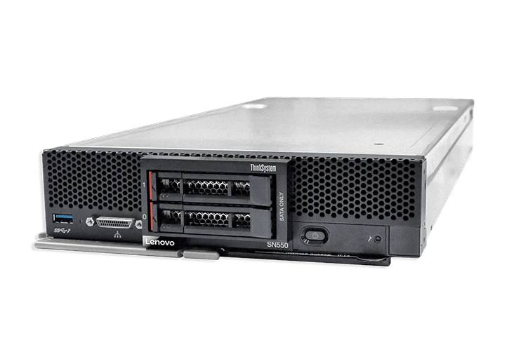 Сервер Lenovo ThinkSystem SN550,  1xIntel Xeon Silver 4214 12C 2.2GHz 85W,  1x32GB 2Rx4, (7X16A06HEA)