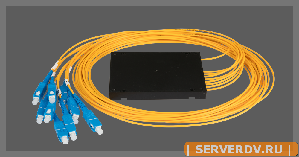 Сплиттер планарный NIKOMAX 1x8, одномодовый 9/125мкм, стандарта G657.A1, SC/UPC, стандартный корпус, с равным коэффициентом деления, 2 мм