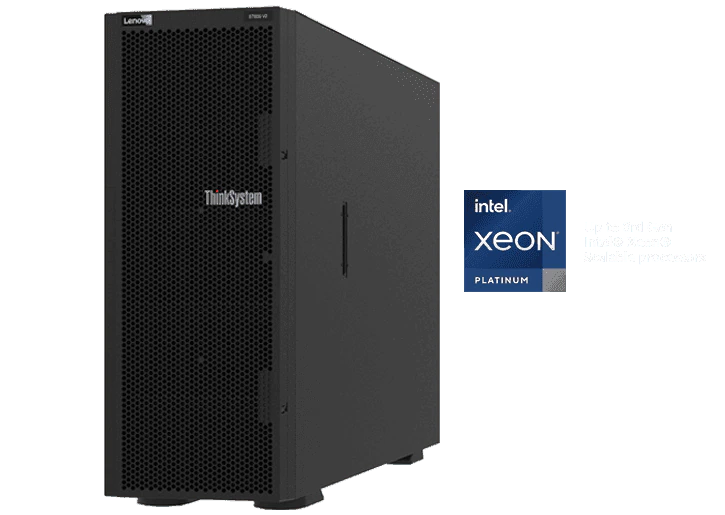 Сервер Lenovo ST650 V2 Xeon Gold 6326 (16C 2.9GHz 24MB Cache/185W), 32GB  (1x32GB, 3200MHz 2Rx4 RDIMM), 8 SAS/SATA, 940-8i 4G, 1x750W Platinum, 3 Stan