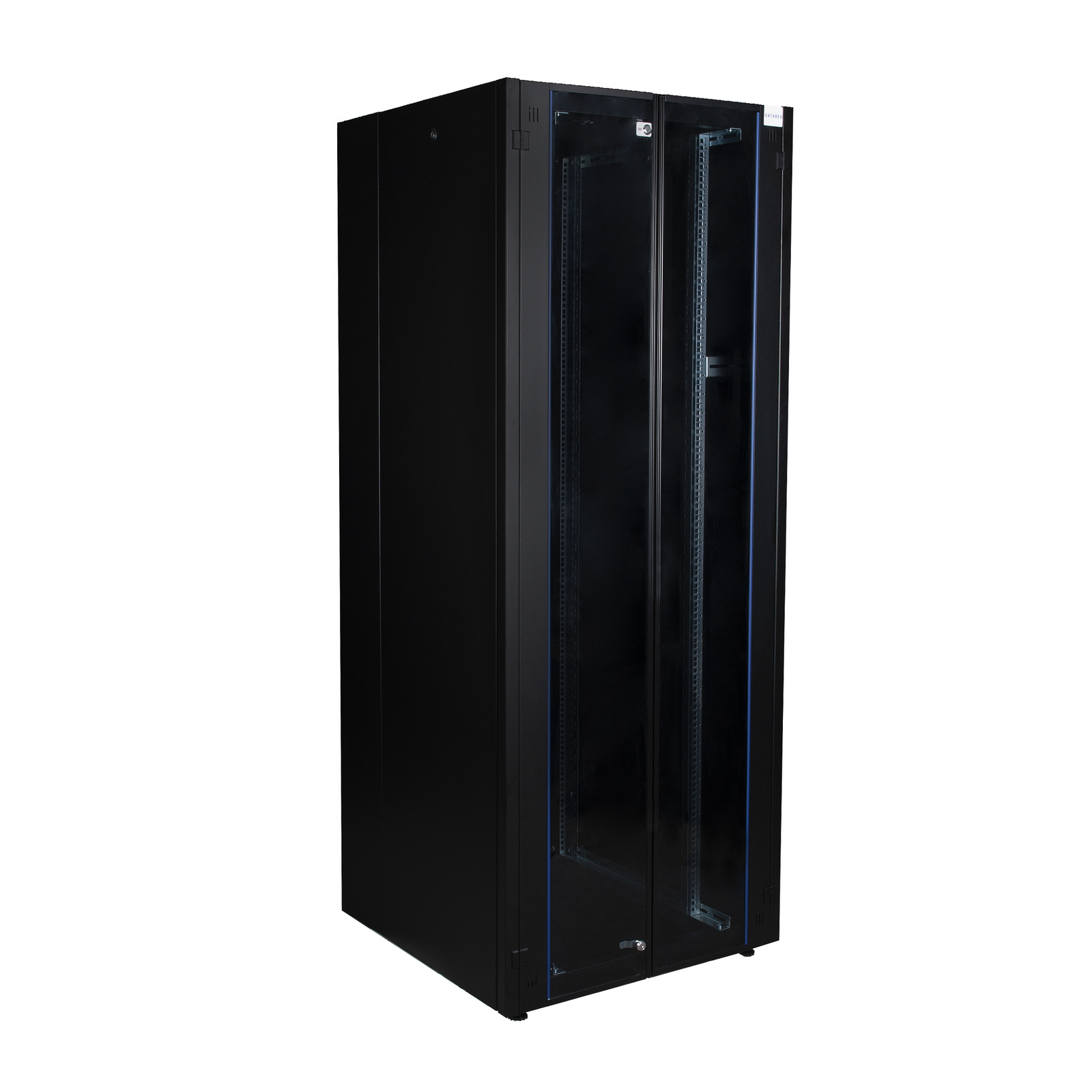 Шкаф напольный, телекоммуникационный 19", 47U 800х800, двойная передняя дверь перфорация, двойная задняя дверь перфорированная, серый (DR-759620), Dat