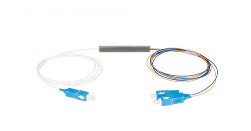 Сплиттер планарный NIKOMAX 1x2, одномодовый 9/125мкм, стандарта G657.A1, SC/UPC, миникорпус, с равным коэффициентом деления, 0.9 мм