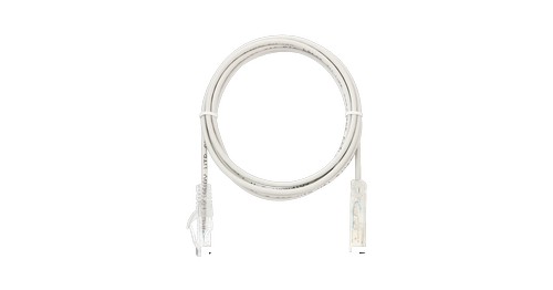 Коммутационный шнур NIKOMAX U/UTP 1 пара, Кат.5 (Класс D), 100МГц, 110-RJ45/8P8C, USOC, колпачок с защитой защелки, многожильный, BC (чистая медь), 24