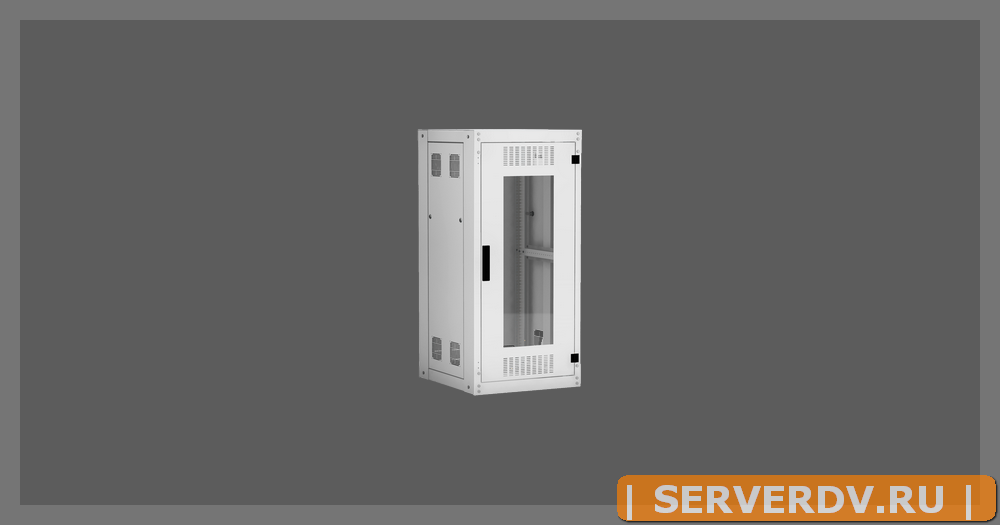 Напольный шкаф NETLAN 19", 24U, стеклянная дверь, цельнометаллические стенки, Ш600хВ1242хГ600мм, в разобранном виде, серый