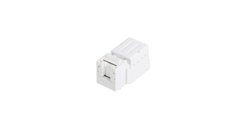 Модуль-вставка NIKOMAX типа Keystone, Кат.5е (Класс D), 100МГц, RJ45/8P8C, FT-TOOL/110/KRONE, T568A/B, неэкранированный, со шторкой, белый - гарантия: