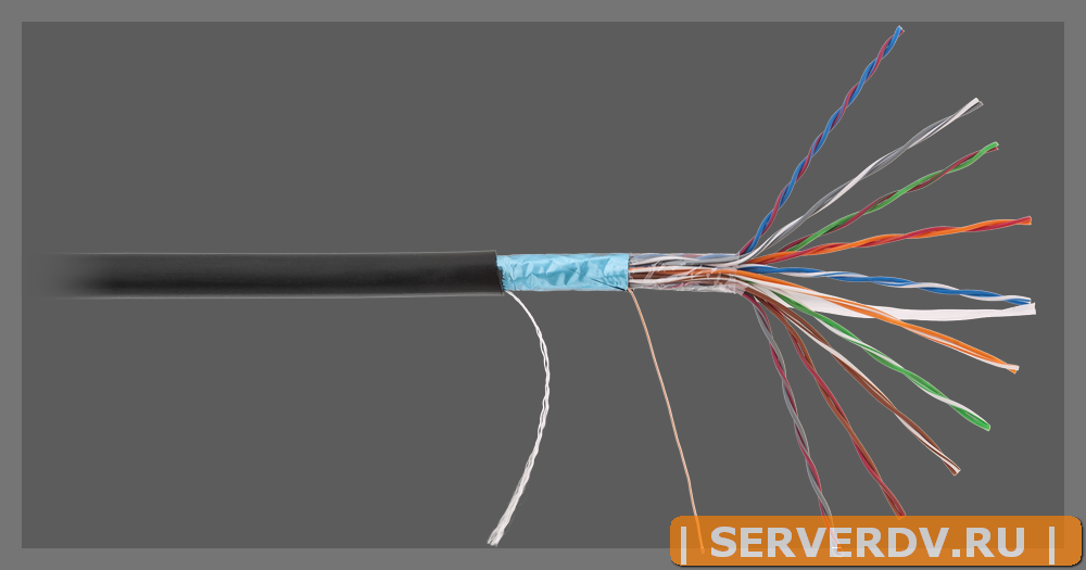 Кабель NETLAN F/UTP 10 пар, Кат.5 (Класс D), 100МГц, одножильный, BC (чистая медь), внешний, PE до -40C, черный, 305м