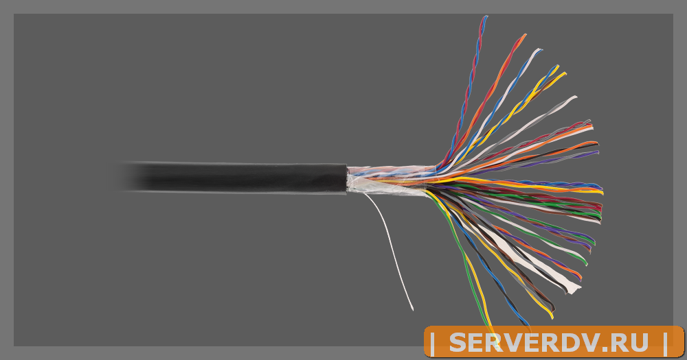 Кабель NETLAN U/UTP 25 пар, Кат.5 (Класс D), 100МГц, одножильный, BC (чистая медь), внешний, PE до -40C, черный, 305м