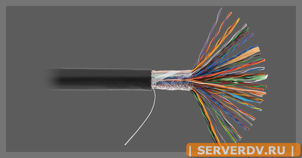Кабель NETLAN U/UTP 50 пар, Кат.5 (Класс D), 100МГц, одножильный, BC (чистая медь), внешний, PE до -40C, черный, 305м