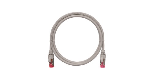 Коммутационный шнур NIKOMAX Slim Line S/FTP 4 пары, Кат.6a (Класс Ea), 500МГц, 2хRJ45/8P8C, T568B, заливной, с защитой защелки, многожильный, BC (чист