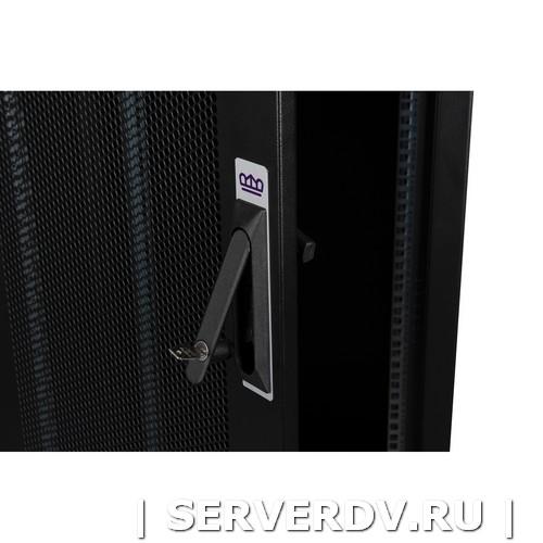 Шкаф напольный, телекоммуникационный 19", 20U 600х800, передняя дверь перфорация, задняя стенка перфорированная, черный (DR-721011), Datarex