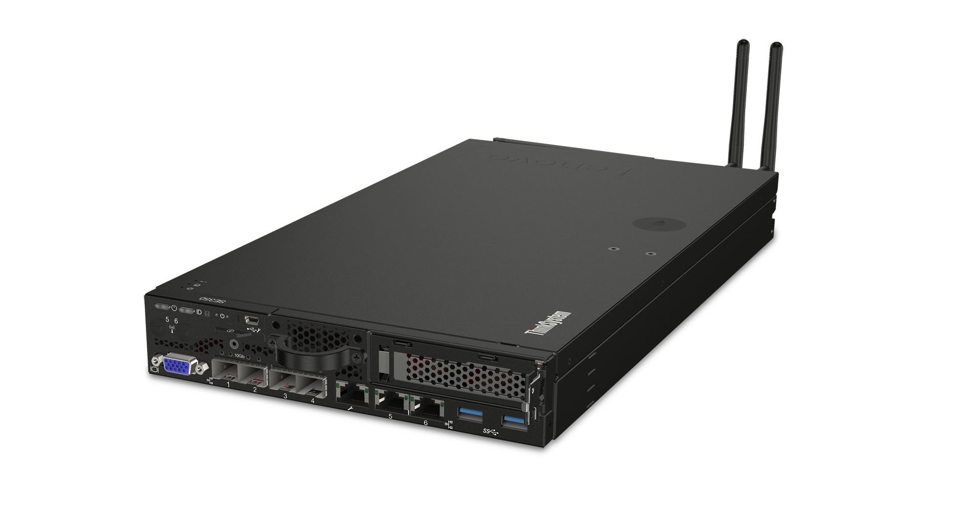Сервер Lenovo SE350 Xeon  D-2143IT (8C 2.2GHz 11MB Cache/65W), 32GB (1x32GB), No Drives, PCIe, 2x240W, 10Gb SFP+, XCC Enterprise, Desktop mode with fe